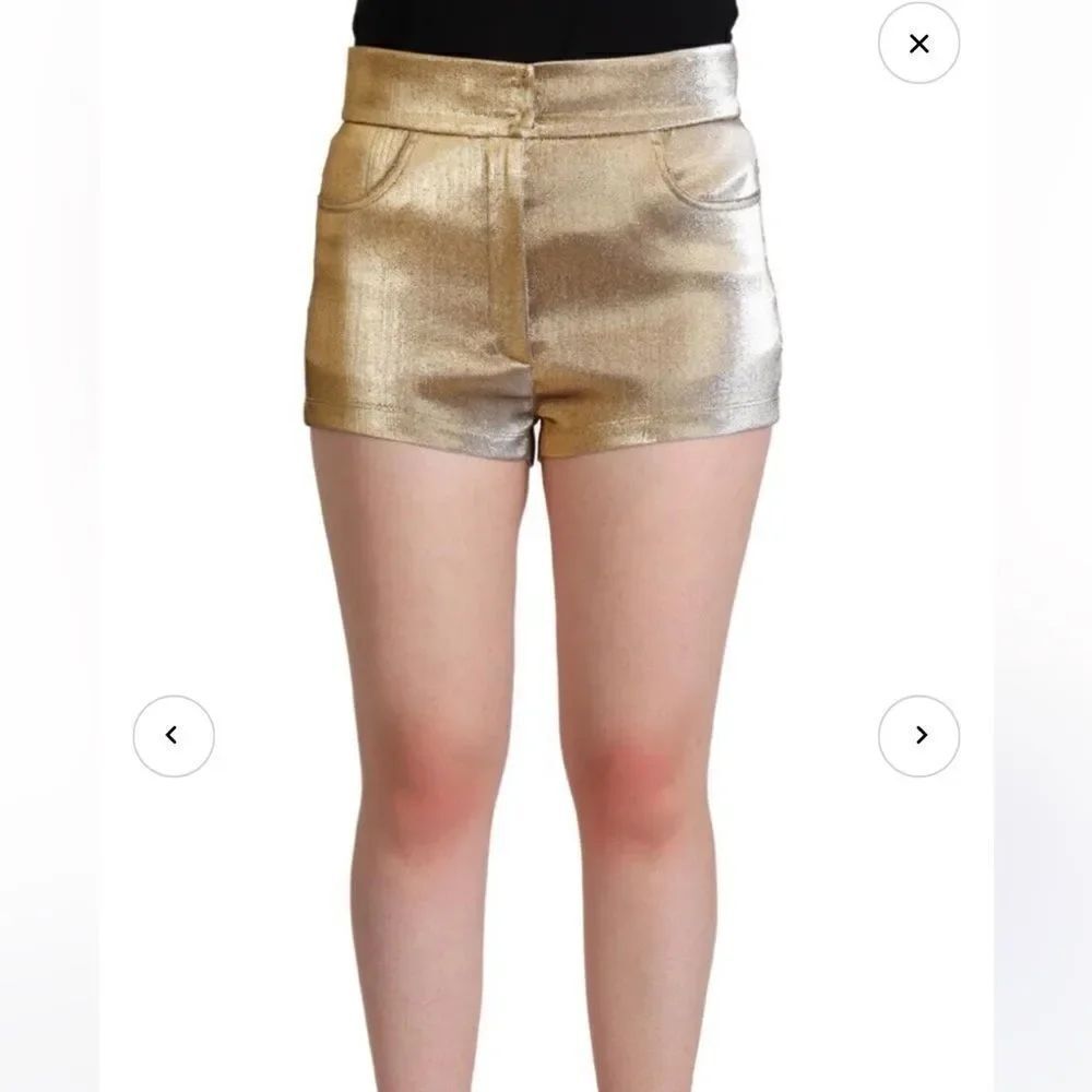 Dolce and Gabbana gold shorts size 38 (US2)